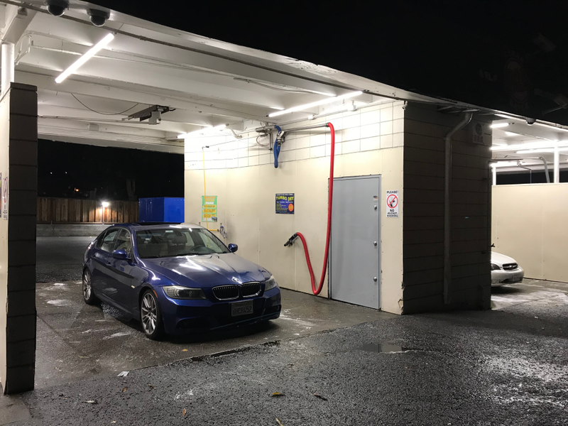 This is after. The car wasn’t very dirty to begin with but I wanted to deal with some bird poop. Definitely not a Sven approved wash.